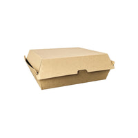 Dinner Clam Regular (178 x 160 x 75mm) Kraft Flute