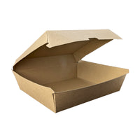 Dinner Clam Regular (178 x 160 x 75mm) Kraft Flute