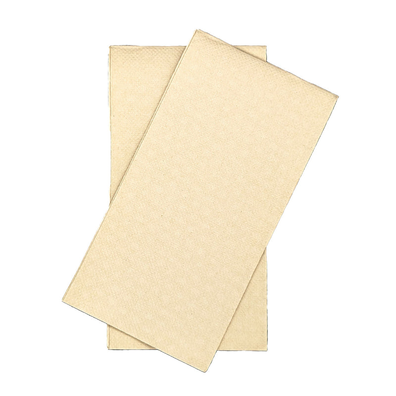 Premium Dinner Napkin | 2 Ply Quilted | GT Fold 8 Panels | 40x40cm | Natural