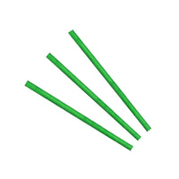 Paper Straws Cocktail 6 x 120mm - Green