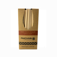 Paper Straws Regular 6 x 200mm - Kraft