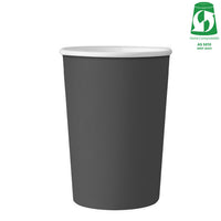16oz (500ml) Single Wall Black Cup - Aqueous Coated - 89/90 Series