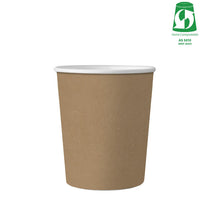 12oz (360ml) Single Wall Kraft Cup - Aqueous Coated - 89/90 Series