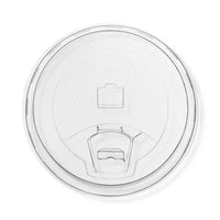 Flat PLA Strawless Lid - Fold Back Tab - 96 Series