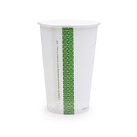 16oz (500ml) White Single Wall Coffee Cup - 89/90 Series