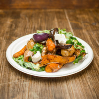 Round Plate 9" (23cm) PFAS Free White - Sugarcane