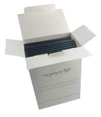 Paper Straws Cocktail 6 x 140mm - Black