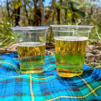 14oz (425ml) PLA Beer Cup - Green Leaf - 96 Series W&M