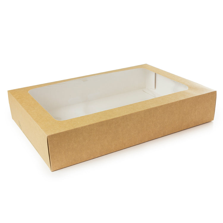 Large Window Platter Box with Sliding Insert