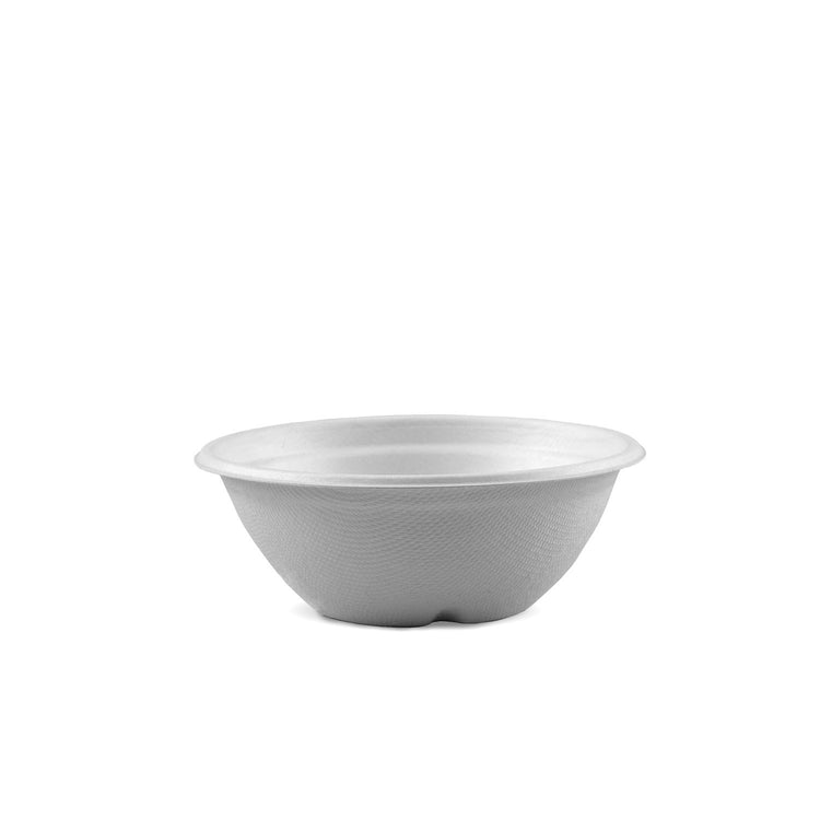 8oz (280ml) Bonnie Bowl - Plant Fibre - PFAS Free - White - 115 Series