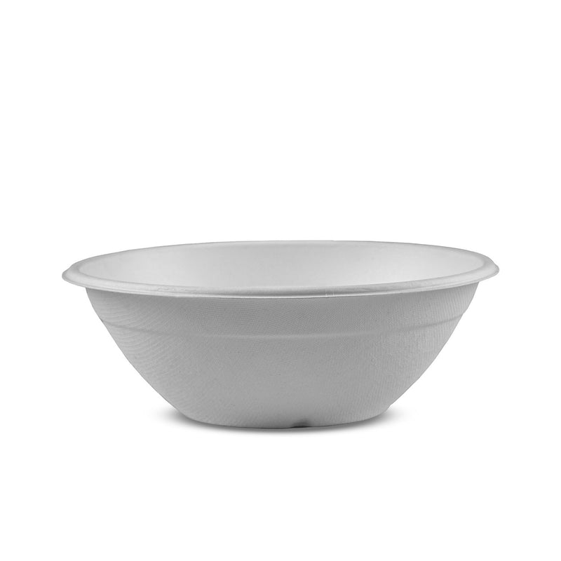 32oz (900ml) Bonnie Bowl - Plant Fibre - PFAS Free - White - 185 Series