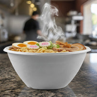 40oz (1,130ml) Bonnie Bowl - Plant Fibre - PFAS Free - White - 185 Series