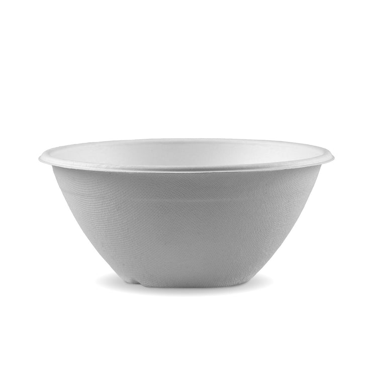 40oz (1,130ml) Bonnie Bowl - Plant Fibre - PFAS Free - White - 185 Series