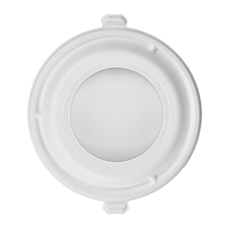 Bonnie Bowl Window Lid - Plant Fibre - PFAS Free - White - 185 Series