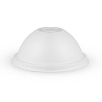 Dome Straw Hole Lid - Plant Fibre - PFAS Free - White - 89/90 Series