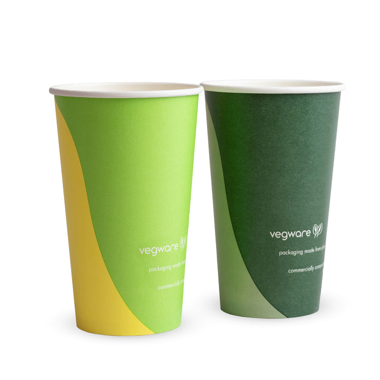 16oz (500ml) Coloured Cold Paper Cup - 89/90 Series