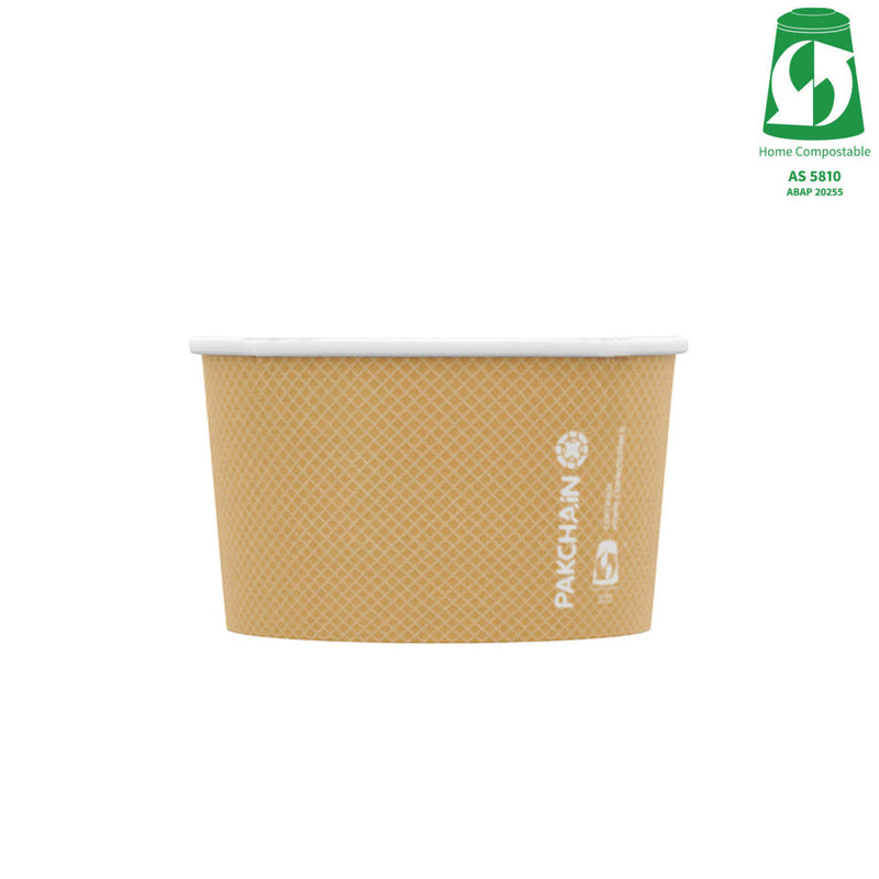 5oz (150ml) Ice Cream Paper Bowl - Aqueous Lined - 90 Series
