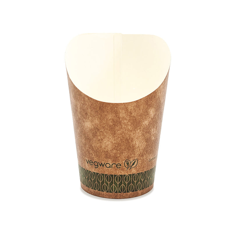 12oz Chip Scoop - Kraft Brown - Image #1