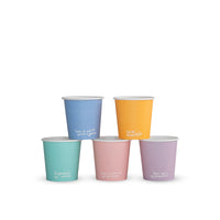 4oz (120ml) Feel Good Single Wall Coffee Cup - PLA Lined - 62 Series - Image #1