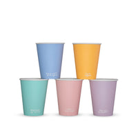 8oz (250ml) Feel Good Single Wall Coffee Cup - PLA Lined - 79/80 Series - Image #1
