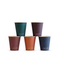 6oz (180ml) Feel Snug Single Wall Coffee Cup - PLA Lined Bamboo Paper - 72 Series