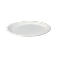 10" Oval Plant Fibre Plate - PFAS Free - White - Image #3