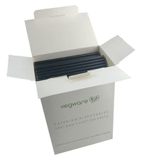 Paper Straws Cocktail 6 x 140mm - Black - Image #2