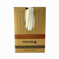 Paper Straws Bubble Tea Stab 12 x 230mm – White