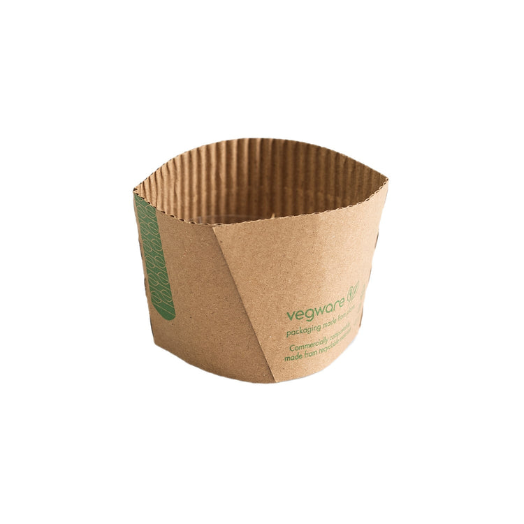Small Coffee Cup Sleeve - Kraft - 79/80 Series - Image #2