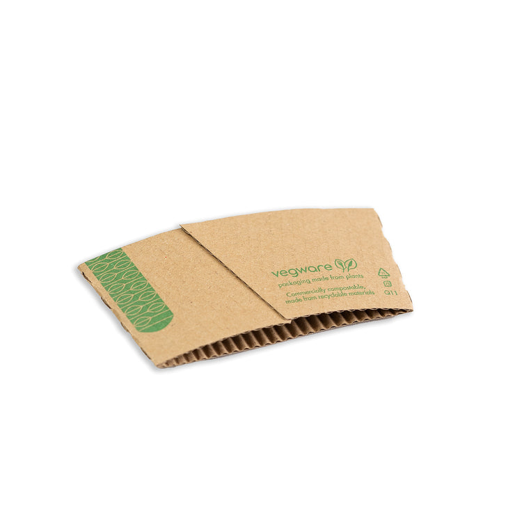 Small Coffee Cup Sleeve - Kraft - 79/80 Series - Image #1