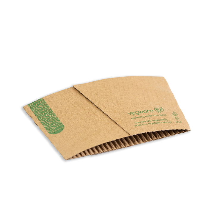 Large Coffee Cup Sleeve - Kraft - 89/90 Series - Image #1