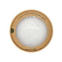Round Microwavable Window Lid - Kraft - 150 Series - Image #1
