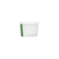 4oz (120ml) Ice Cream Paper Bowl - PLA Lined - White - Image #1