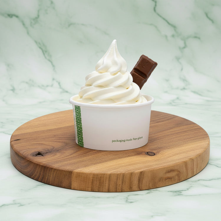 6oz (180ml) Paper Bowl - PLA Lined - White - 90 Series - Image #3
