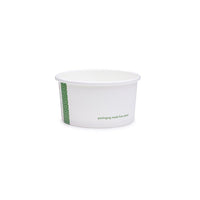 6oz (180ml) Paper Bowl - PLA Lined - White - 90 Series - Image #1