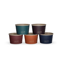 8oz (250ml) Feel Snug Bamboo Paper Bowl - PLA Lined - 90 Series - Image #1