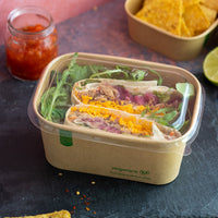 Rectangular Clear PLA Flat Lid - Image #1