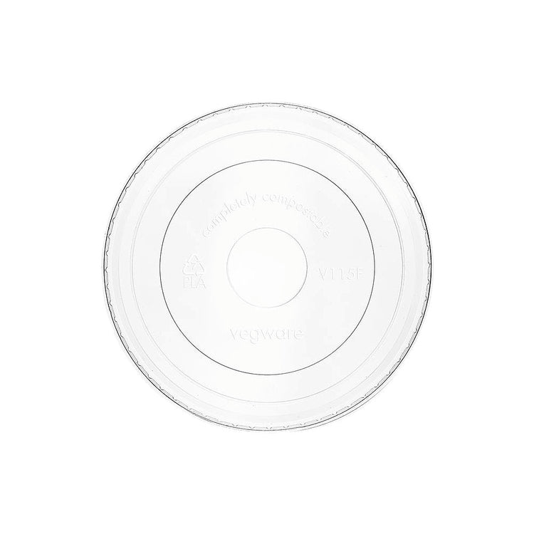 Flat PLA Cold Lid - Clear - 115 Series - Image #1