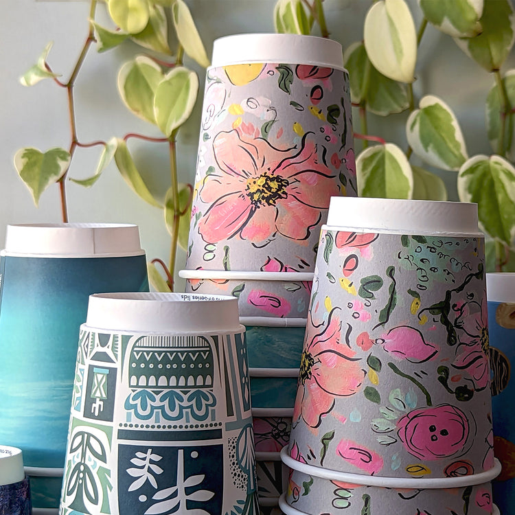 12oz (360ml) Gallery Premium Double Wall Coffee Cup - 89 series