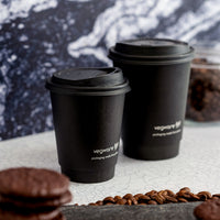 8oz (250ml) Black Double Wall Coffee Cup - 79/80 Series - Image #2