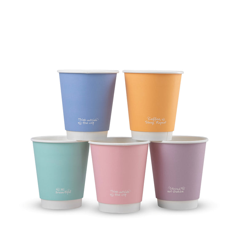 8oz (250ml) Feel Good Double Wall Coffee Cup - 79/80 Series - Image #1