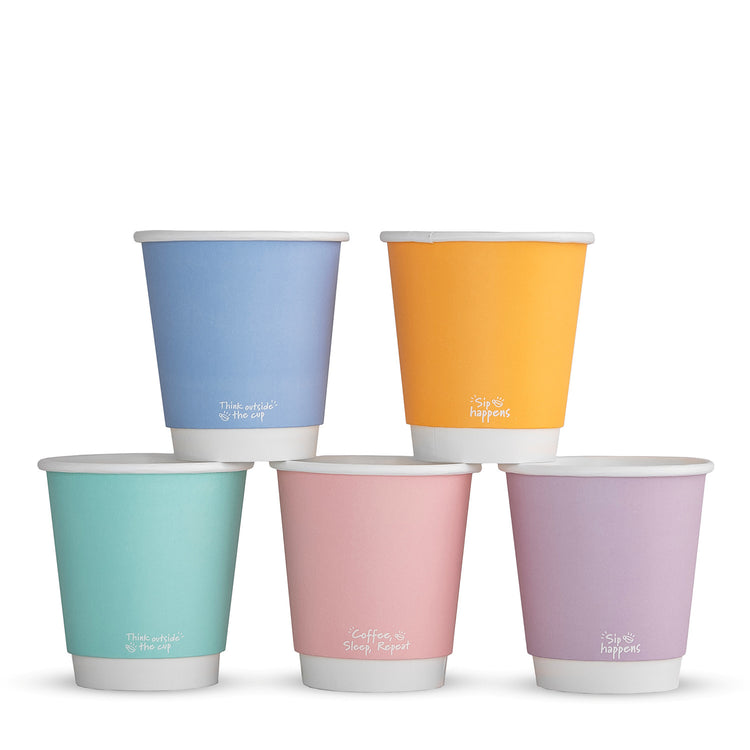10oz (300ml) Feel Good Double Wall Coffee Cup - 89/90 Series - Image #1