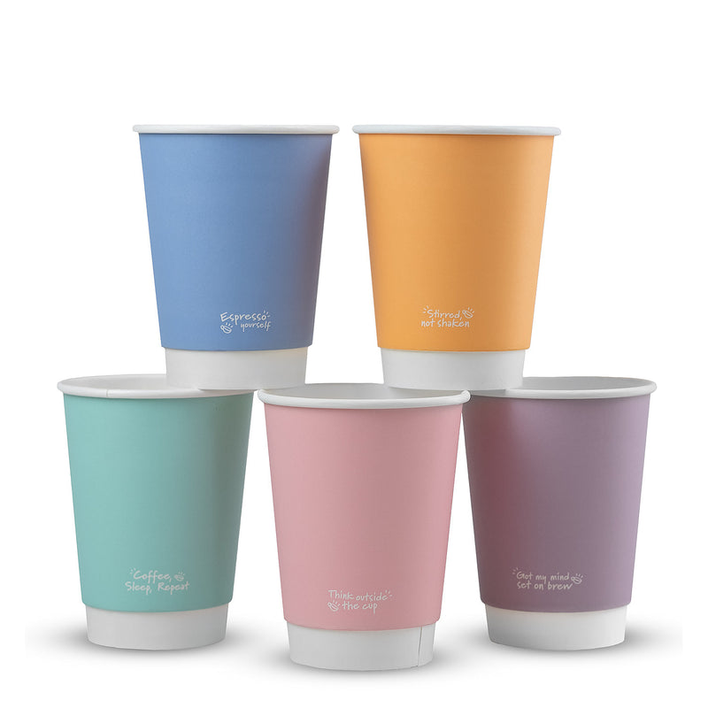 12oz (360ml) Feel Good Double Wall Coffee Cup - 89/90 Series - Image #1