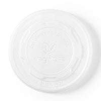 Flat CPLA Hot Lid - Opaque - 115 Series - Image #1