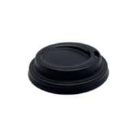 Hot Lid - Flat Traveller - Bioplastic - Black - 62 Series - Image #2