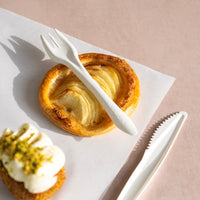 17cm Paper Fork - Smooth Feel - Strong Foodservice Performance - Image #2