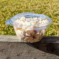 16oz (500ml) Round Hinged Container - Clear PLA - Image #3
