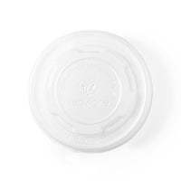 Flat CPLA Hot Lid - Opaque - 90 Series - Image #1