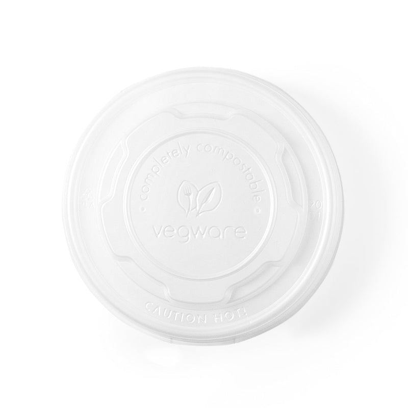 Flat CPLA Hot Lid - Opaque - 90 Series - Image #1