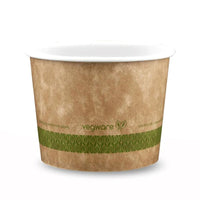 16oz (500ml) Paper Bowl - PLA Lined - Kraft - 115 Series - Image #1